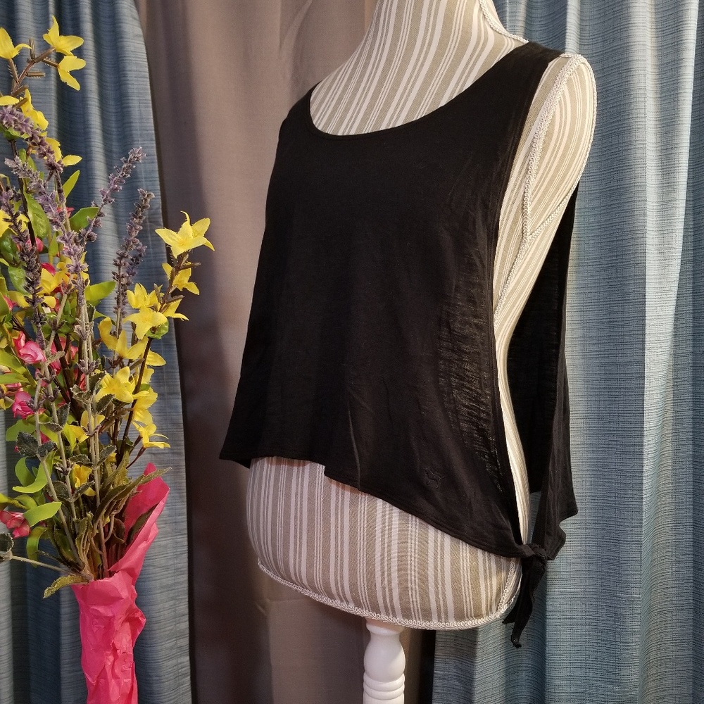 🌻🌺🌻VICTORIA'S SECRET PINK TIE SIDE TANK TOP!! - Picture 1 of 6